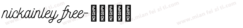 nickainley free字体转换